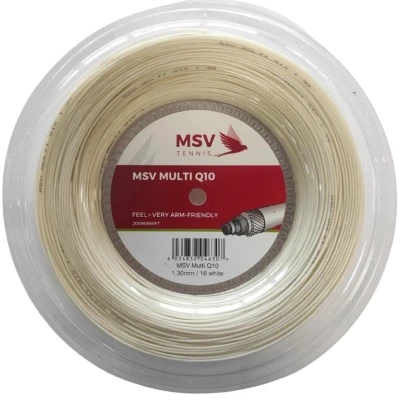 MSV Multi Q10 tenisový výplet 200 m bílá MSV Multi Q10 tenisový výplet 200 m bílá