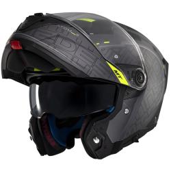 MT Helmets Atom 2 SV Destiny matná černo-šedá výklopná helma + sleva 400,- na příslušenství