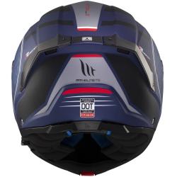 MT Helmets Atom 2 SV Destiny matná modro-černá výklopná helma + sleva 400,- na příslušenství