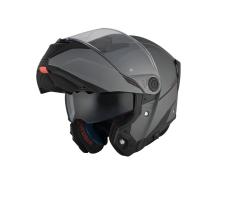MT Helmets ATOM 2 SV SOLID A2 šedá matná vyklápěcí helma + sleva 400,- na příslušenství