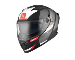 MT Helmets BRAKER CHENTO B0 černo-šedo-bílá integrální helma + sleva 300,- na příslušenství