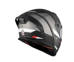 MT Helmets BRAKER CHENTO B0 černo-šedo-bílá integrální helma + sleva 300,- na příslušenství