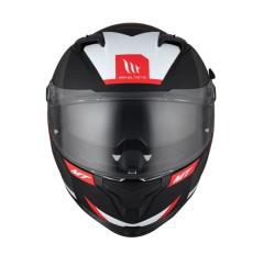 MT Helmets BRAKER CHENTO B5 šedo-červeno-bílá integrální helma + sleva 300,- na příslušenství