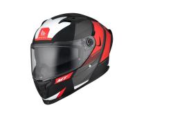 MT Helmets BRAKER CHENTO B5 šedo-červeno-bílá integrální helma + sleva 300,- na příslušenství