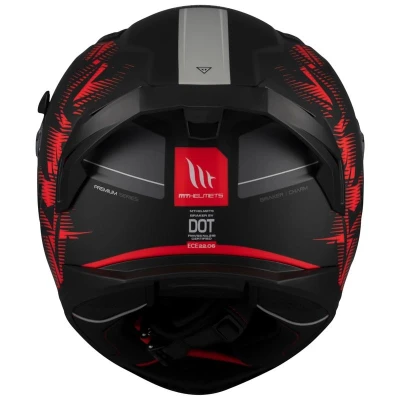 MT Helmets Braker SV Charm matná čierno-červená integrálna prilba + zľava 300,- na príslušenstvo