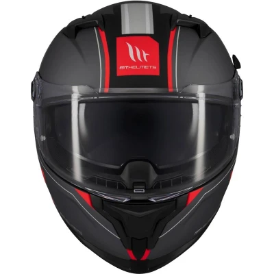 MT Helmets Braker SV Charm matná čierno-červená integrálna prilba + zľava 300,- na príslušenstvo
