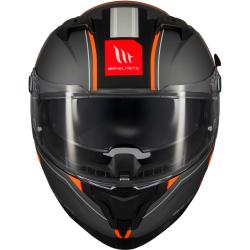 MT Helmets Braker SV Charm matná černo-oranžová Integrální helma + sleva 300,- na příslušenství