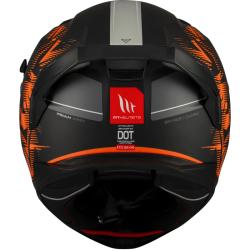 MT Helmets Braker SV Charm matná černo-oranžová Integrální helma + sleva 300,- na příslušenství