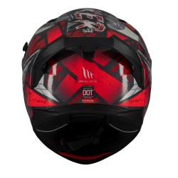 MT Helmets Braker SV Fury černo-šedo-červená integrální helma + sleva 400,- na příslušenství