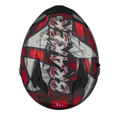 MT Helmets Braker SV Fury čierno-sedo-červená integrálna prilba + zľava 400,- na príslušenstvo