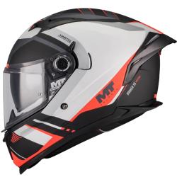 MT Helmets Braker SV Inception B5 matná černo-šedo-červená integrální helma + sleva 300,- na příslušenství