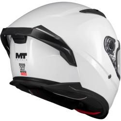 MT Helmets Integrální helma na motorku Braker SV Pure A0 bílá S + sleva 300,- na příslušenství