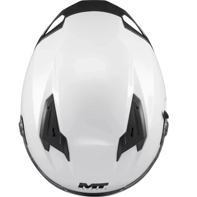 MT Helmets Integrální helma na motorku Braker SV Pure A0 bílá S + sleva 300,- na příslušenství