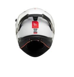 MT Helmets BRAKER SV SOLID A0 bílá integrální helma + sleva 300,- na příslušenství