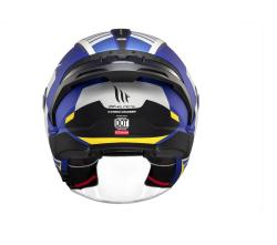 MT Helmets Cosmo SV Cruiser matná modro-černo-šedá Otevřená helma + sleva 300,- na příslušenství