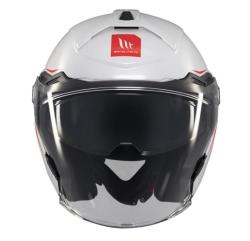 MT Helmets Cosmo SV lesklá bílá Otevřená helma POUZE S (VÝPRODEJ)