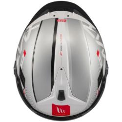 MT Helmets Cosmo SV Silence bielo-šedá otvorená prilba + zľava 300,- na príslušenstvo