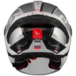 MT Helmets Cosmo SV Silence bielo-šedá otvorená prilba + zľava 300,- na príslušenstvo