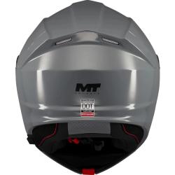 MT Helmets Genesis SV Pure A12 šedá výklopná helma + moto kukla RSA