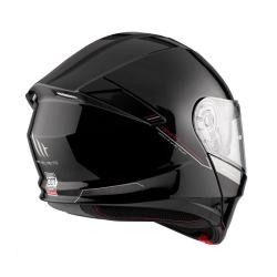 MT Helmets Genesis SV Solid A1 černá lesklá vyklápěcí přilba + moto kukla RSA
