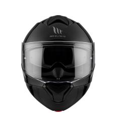 MT Helmets Genesis SV Solid A1 černá lesklá vyklápěcí přilba + moto kukla RSA