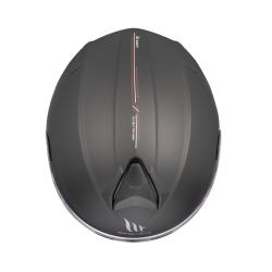 MT Helmets Genesis SV Solid A1 černá matná vyklápěcí přilba + moto kukla RSA