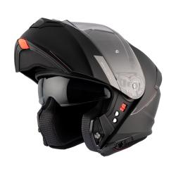 MT Helmets Genesis SV Solid A1 černá matná vyklápěcí přilba + moto kukla RSA