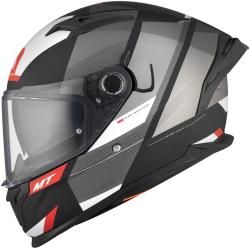MT Helmets BRAKER CHENTO B0 černo-šedo-bílá integrální helma + sleva 300,- na příslušenství