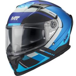 MT Helmets Integrální helma na motorku Braker SV Inception B7 černo-modro-šedá S + sleva 300,- na příslušenství