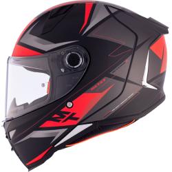 MT Helmets Integrální helma REVENGE 2 S HATAX B5 černo-šedo-červená + sleva 300,- na příslušenství