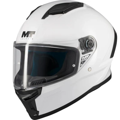 MT Helmets Stinger 2 Pure A0 bílá integrální helma MT Helmets Stinger 2 Pure A0 bílá integrální helma