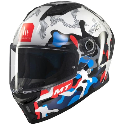 MT Helmets Stinger 2 Yozu bílo-modrá integrální helma + sleva 300,- na příslušenství MT Helmets Stinger 2 Yozu bílo-modrá integrální helma + sleva 300,- na příslušenství