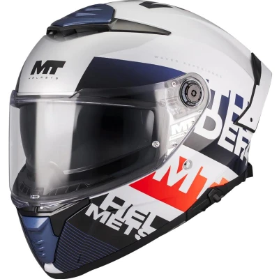 MT Helmets Integrální helma Thunder 4 SV Waves A17 bílo-modro-červená + sleva 300,- na příslušenství MT Helmets Integrální helma Thunder 4 SV Waves A17 bílo-modro-červená + sleva 300,- na příslušenství