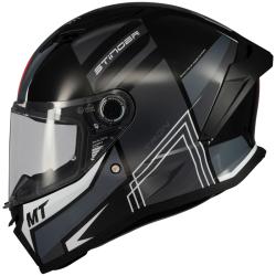 MT Helmets Integrálna prilba Stinger 2 Tron čierno-sivá