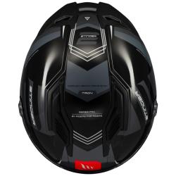 MT Helmets Integrálna prilba Stinger 2 Tron čierno-sivá
