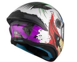 MT Helmets Integrální helma TARGO S JOKE A5 bílo-černo-červená + sleva 300,- na příslušenství