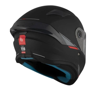 MT Helmets Integrální helma TARGO S SOLID A1 matná černá + kukla pod helmu Zdarma