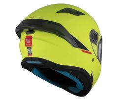 MT Helmets Integrální helma TARGO S SOLID A3 matná žlutá + kukla pod helmu Zdarma