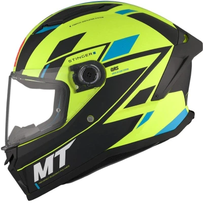 MT Helmets Integrální přilba Stinger 2 Solid Zivze fluo zeleno-černo-modrá matná + sleva 300,- na příslušenství MT Helmets Integrální přilba Stinger 2 Solid Zivze fluo zeleno-černo-modrá matná + sleva 300,- na příslušenství