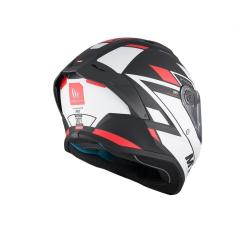 MT Helmets Integrální přilba Stinger 2 Solid Zivze bílo-černo-červená matná