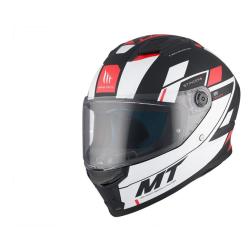 MT Helmets Integrální přilba Stinger 2 Solid Zivze bílo-černo-červená matná