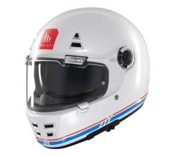 MT Helmets Jarama SV lesklá bílá Integrální helma + sleva 400,- na příslušenství