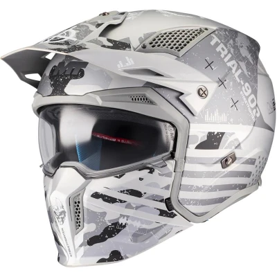 MT Helmets Modulární helma Streetfighter SV S Belic A2 matná bílo-šedá + sleva 500,- na příslušenství MT Helmets Modulární helma Streetfighter SV S Belic A2 matná bílo-šedá + sleva 500,- na příslušenství