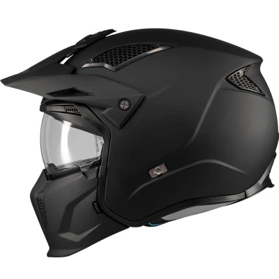 MT Helmets Modulárna prilba na motorku Streetfighter SV S Pure A1 matná čierna XS + zľava 300,- na príslušenstvo