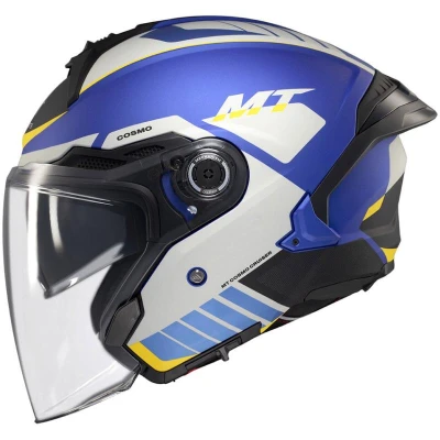MT Helmets Cosmo SV Cruiser matná modro-černo-šedá Otevřená helma + sleva 300,- na příslušenství MT Helmets Cosmo SV Cruiser matná modro-černo-šedá Otevřená helma + sleva 300,- na příslušenství