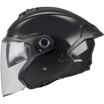 MT Helmets Otevřená helma Cosmo SV Pure A1 černá + moto kukla RSA
