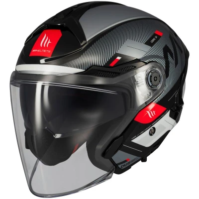 MT Helmets Cosmo SV Silence černo-šedo-bílá otevřená helma + sleva 300,- na příslušenství MT Helmets Cosmo SV Silence černo-šedo-bílá otevřená helma + sleva 300,- na příslušenství