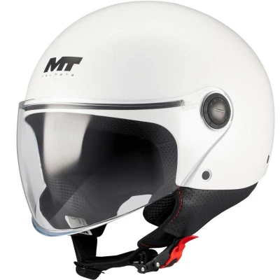MT Helmets Otevřená helma Street S Pure A0 bílá