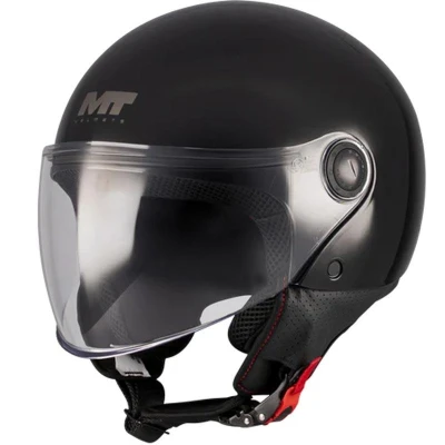 MT Helmets Otevřená helma motorku Street S Pure A1 černá