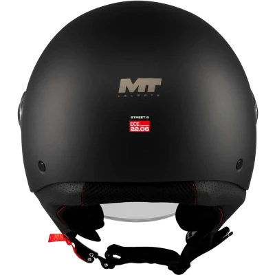 MT Helmets Otevřená helma Street S Pure A1 matná černá